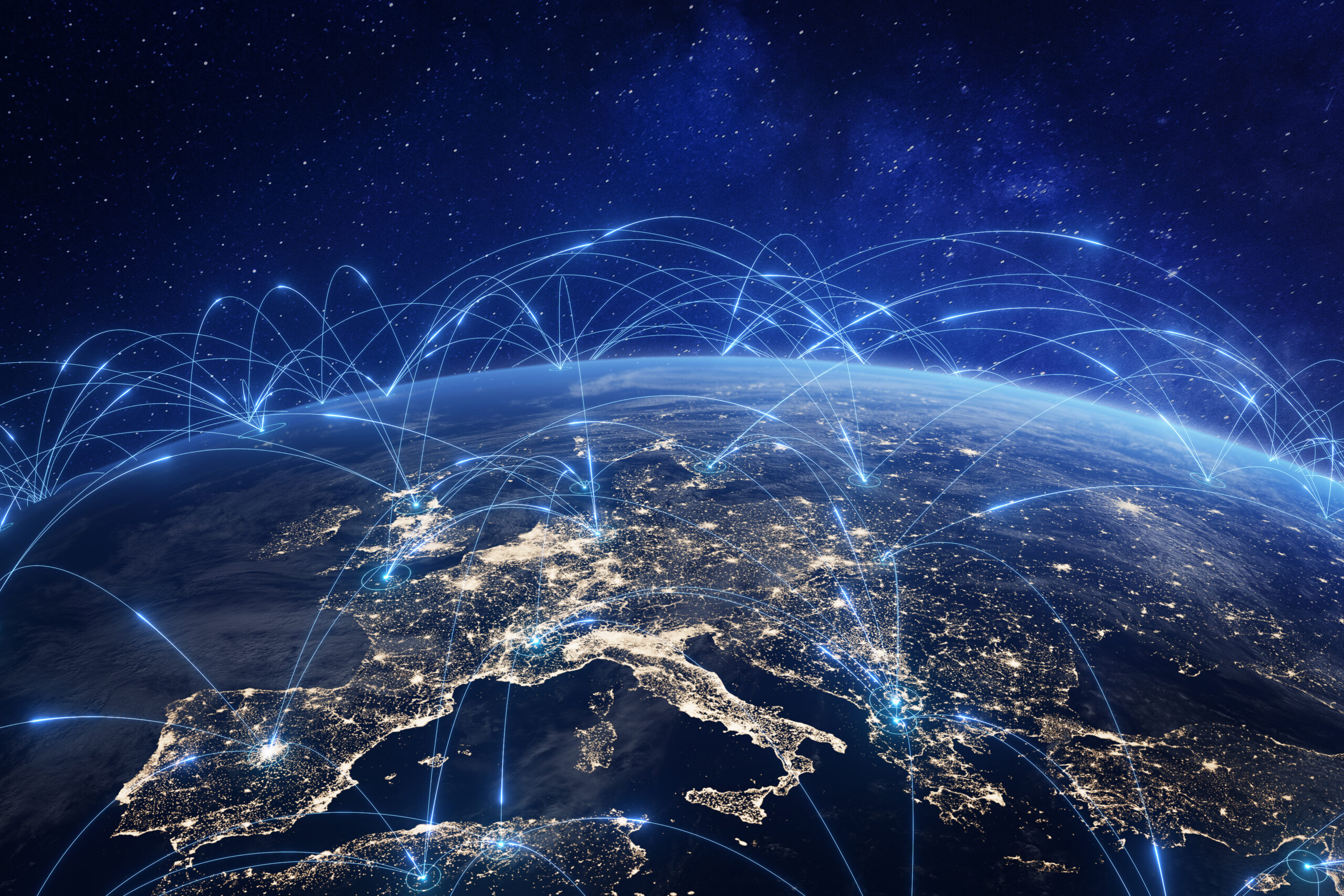 Communication mondiale - numéros de téléphone internationaux et mise en réseau